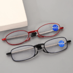 Mini óculos para leitura, óculos masculino e feminino dobrável