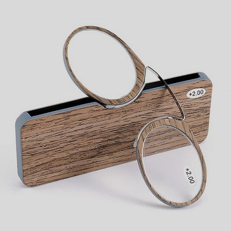 Nonor mulheres dos homens lupa nariz clipe portátil sem braço óculos de leitura tr90 ultraleve com caixa + 1.0 1.5 a 3.0