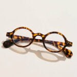Oculos Armcao Sem Grau Redondo Pequeno Tartaruga Acetato 2105